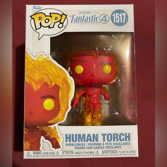 Funko Other - Funko Human Torch Pop! Red and Yellow Figure